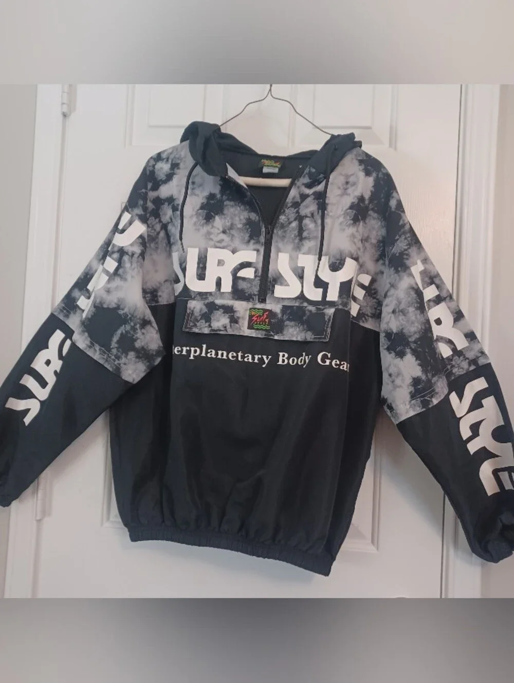 Surf Style Interplanetary Body Gear Quarter Zip Wind Breaker Sz M